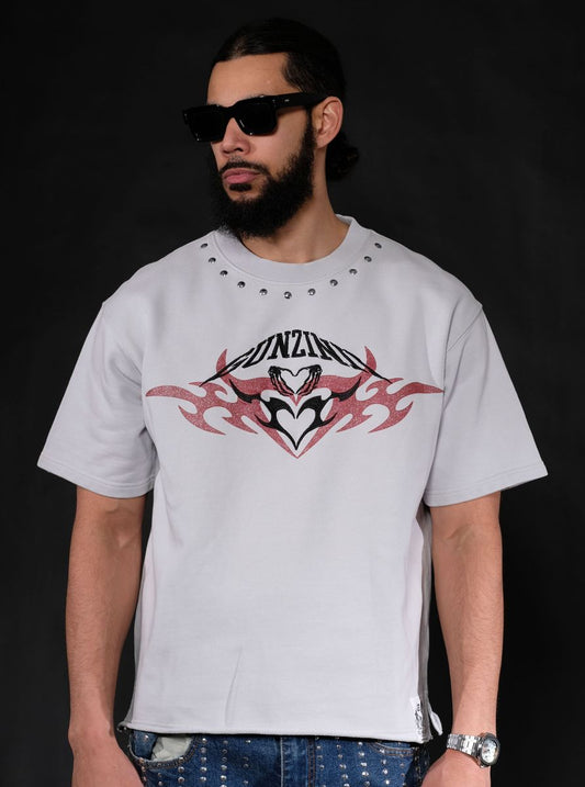 GUNZINII / LIGHT BLUE HEVE A HEART TEE