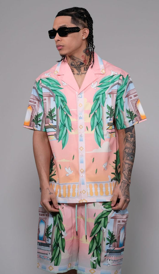 CIVILIZED / PINK TENNIS CLUB SHORT SET