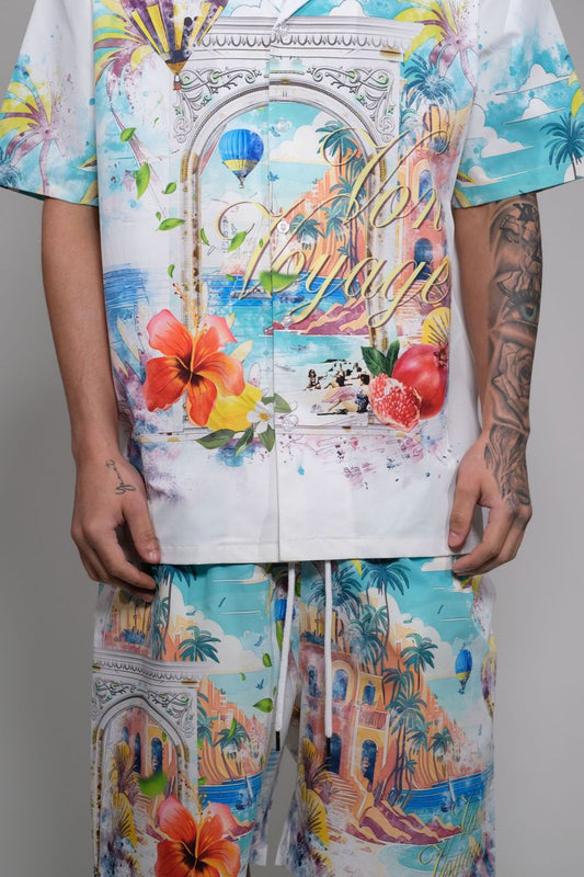 CIVILIZED / WHITE VON VOYAGE SHORT SET