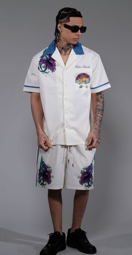 CIVILIZED / CREAM MASION BLANCHE SHORT SET