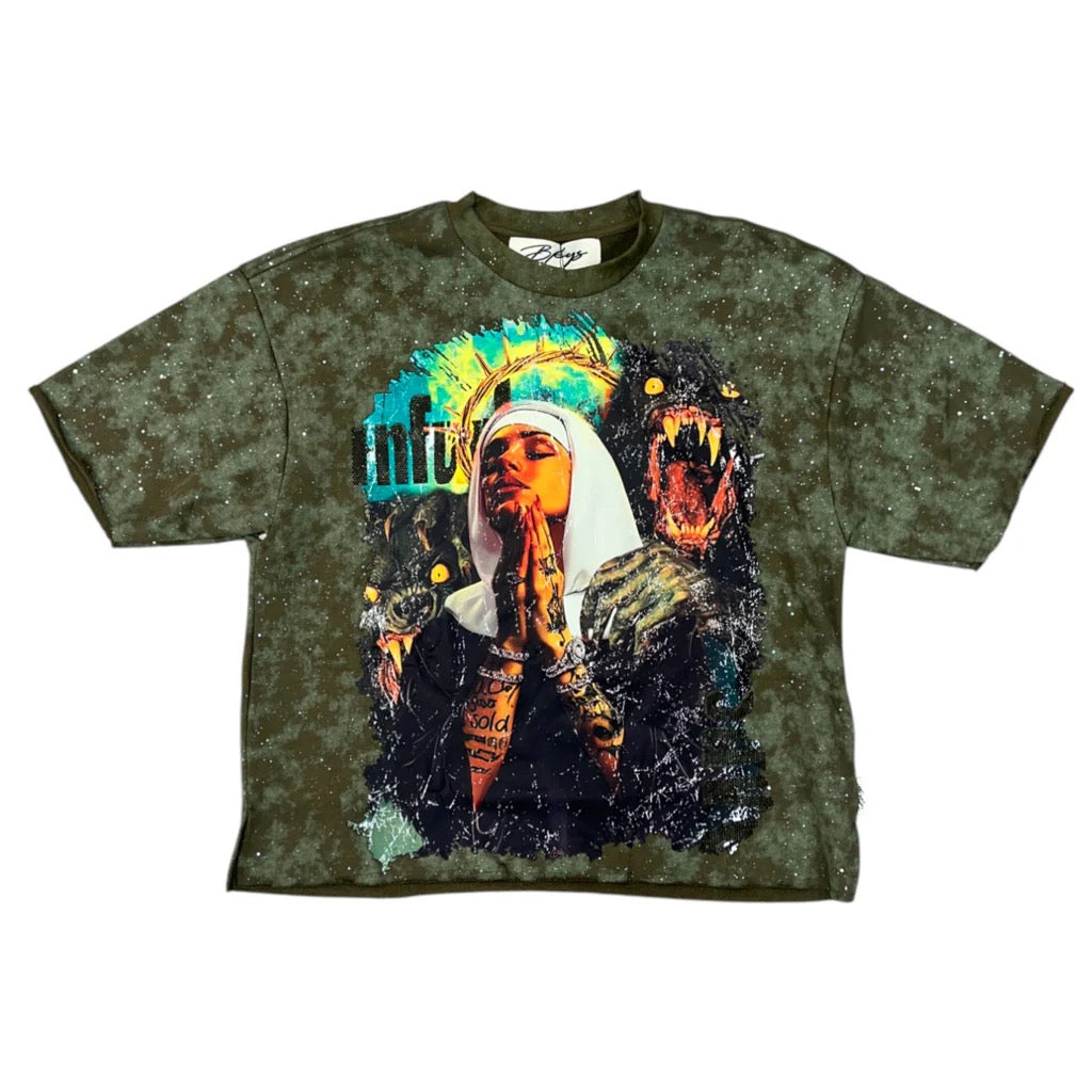 BYKS OLIVE PRAY SHIRT