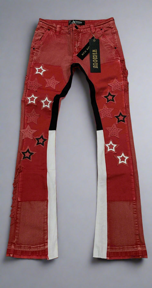 VICIOUS / RED DENIM
