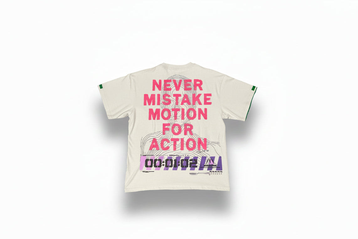 CIVLZED Light Grey Graphic T- Shirt