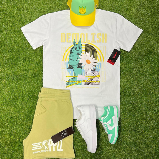 PPZZ Global French Terry Shorts (Sage) /SU22