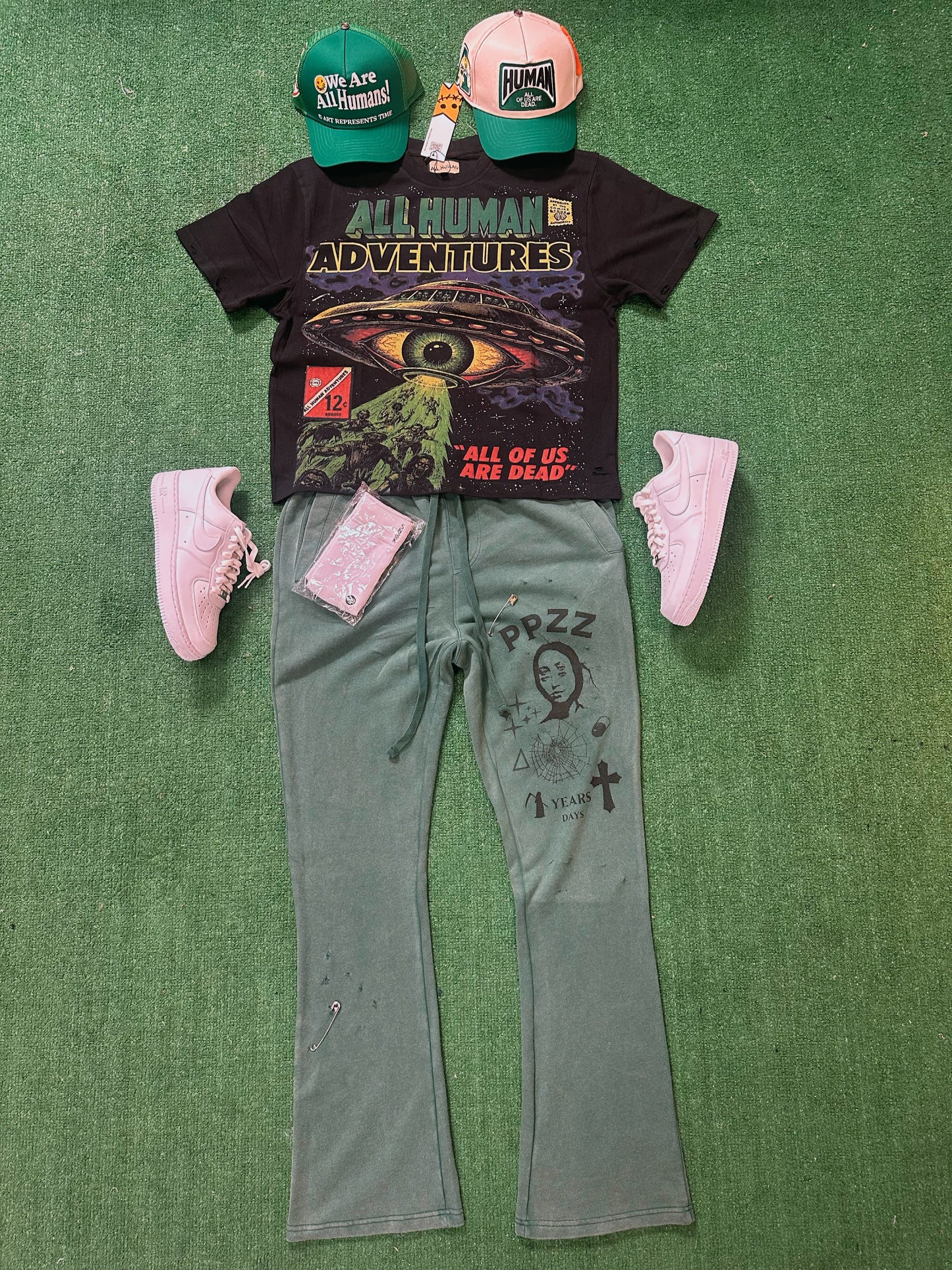 PPZZ jogger flared with print