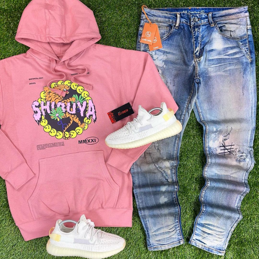 Demolish Tiger Fever Hoodie (Dusty Rose) /SU 15