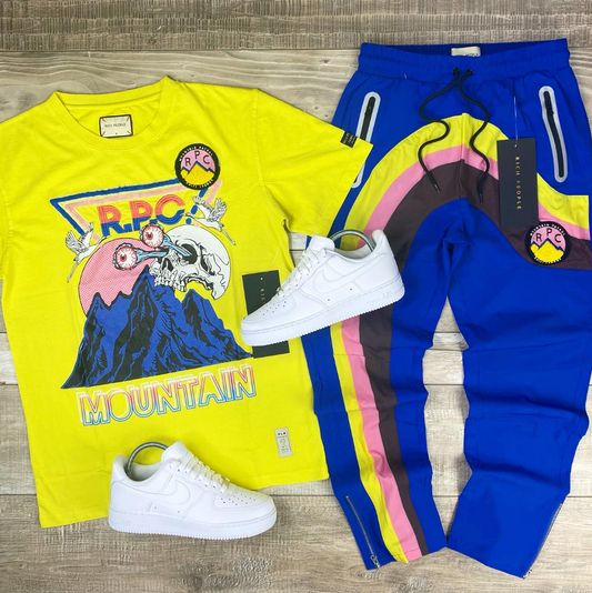 Sunset Drip Pants (Blue/Yllw) /SU 10C,D