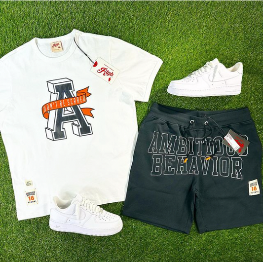 Ambit Alumni Short Set (Wte/Blk/Org)