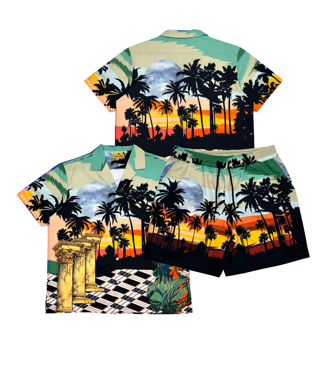 CIVILIZED / ISLAND FOREST SHORT SET