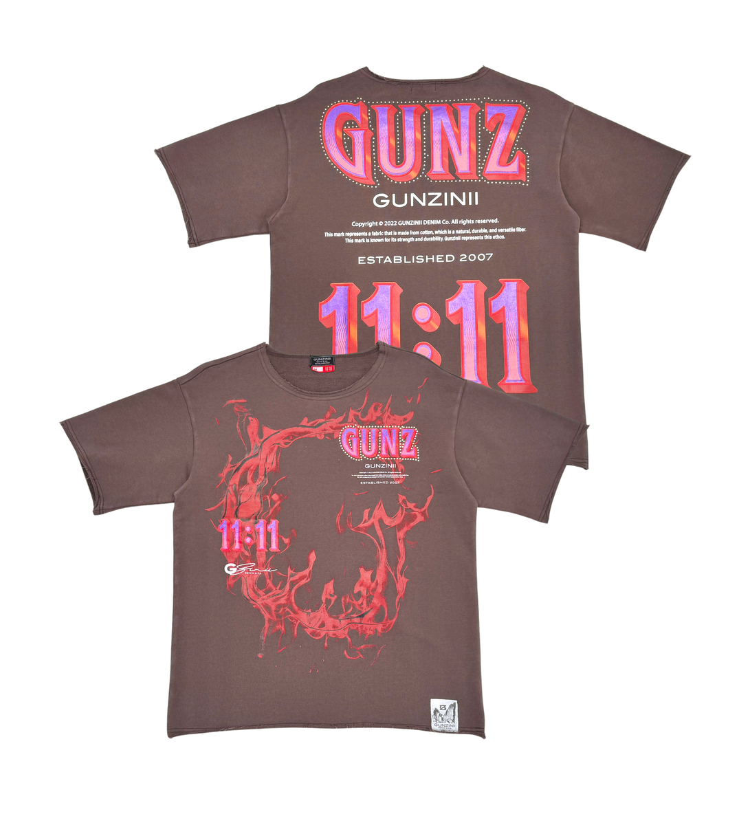 GUNZINII / BROWN 11:11 TEE