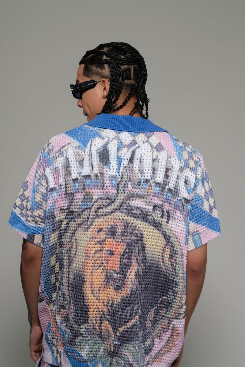 VICIOUS DENIM PINK MULTI COLOR 2 PIECE