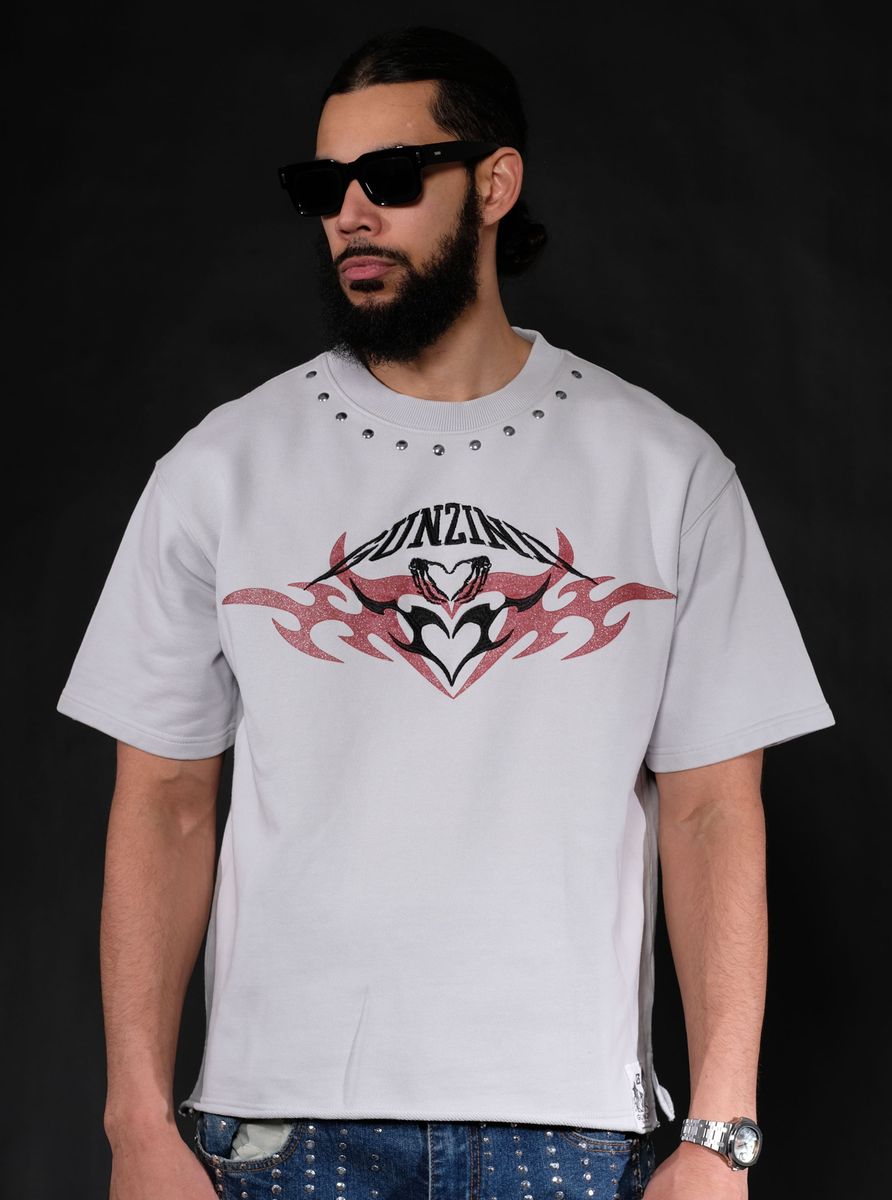 GUNZINII / LIGHT BLUE HEVE A HEART TEE