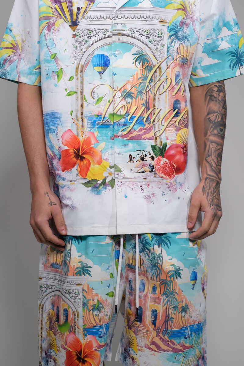 CIVILIZED / WHITE VON VOYAGE SHORT SET