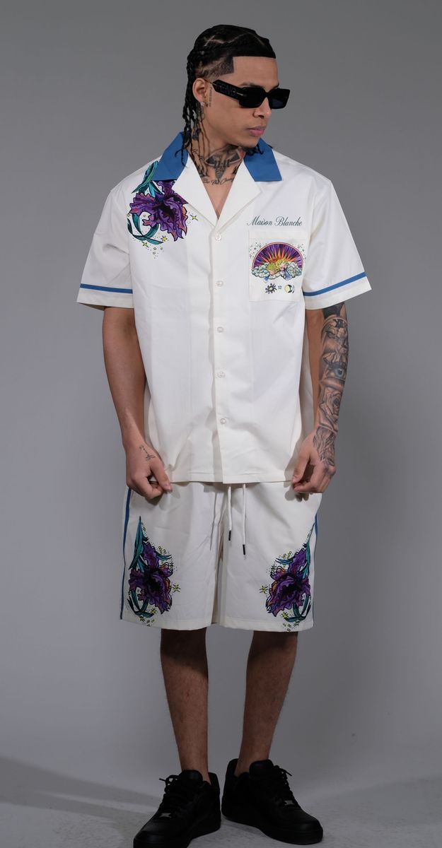 CIVILIZED / CREAM MASION BLANCHE SHORT SET