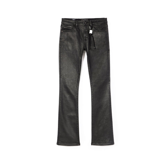 CULT BLACK COATED BOOT CUT JEANS