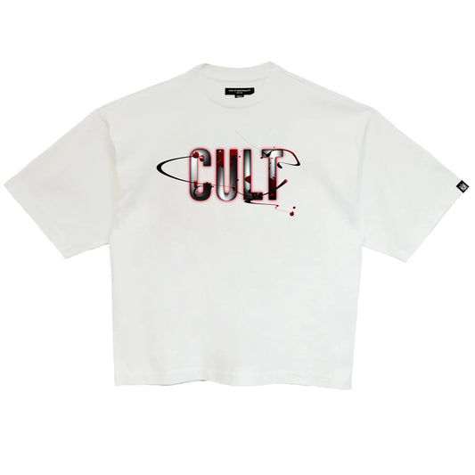 CULT BLOOD LOGO WHITE TEE