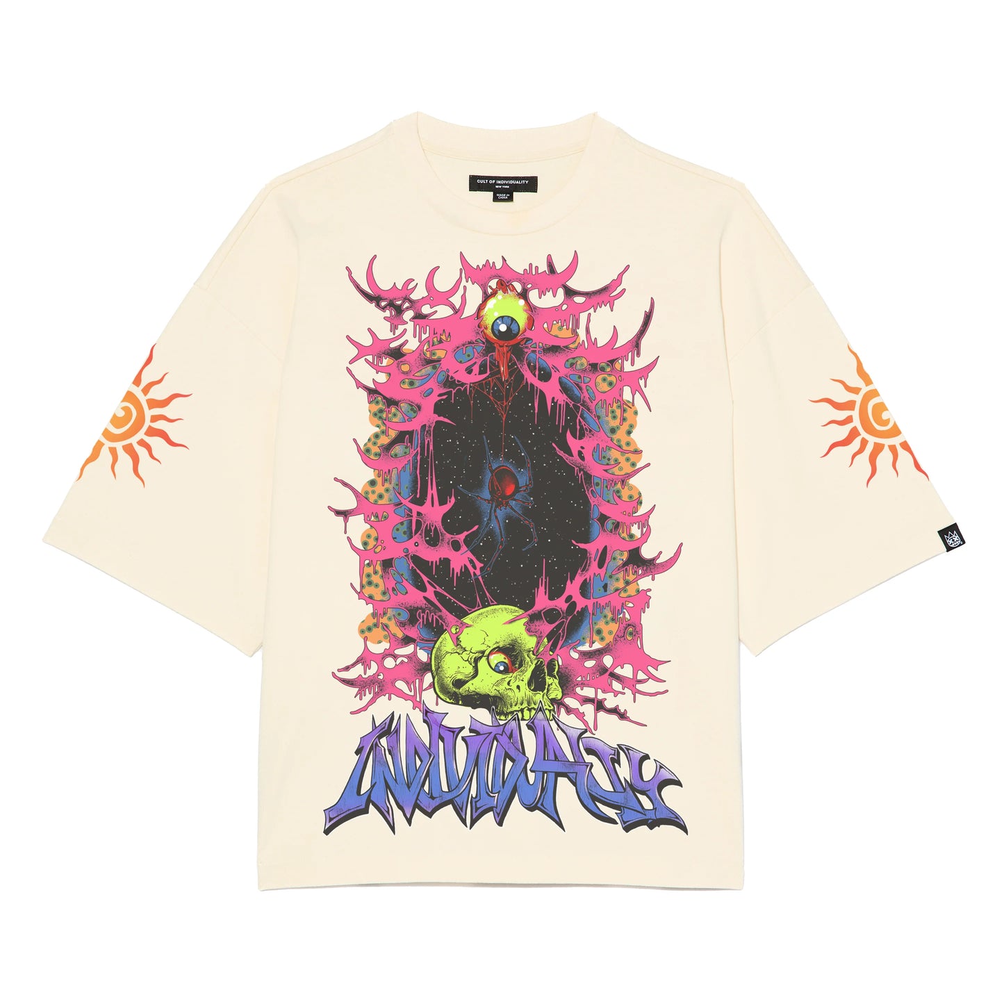 CULT ALONG CAME A SPIDER TEE SHIRT