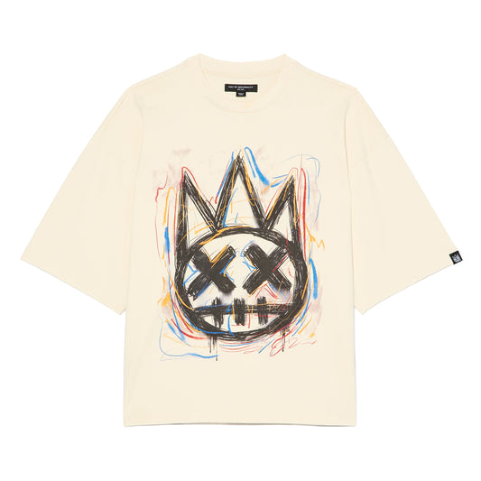 CULT OVERSIZED SCRIBBLE LOGO TEE