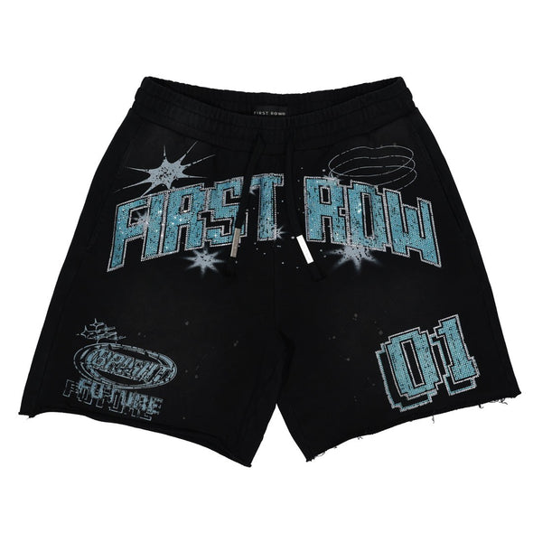 FR BLACK W/BLUE SHORTS