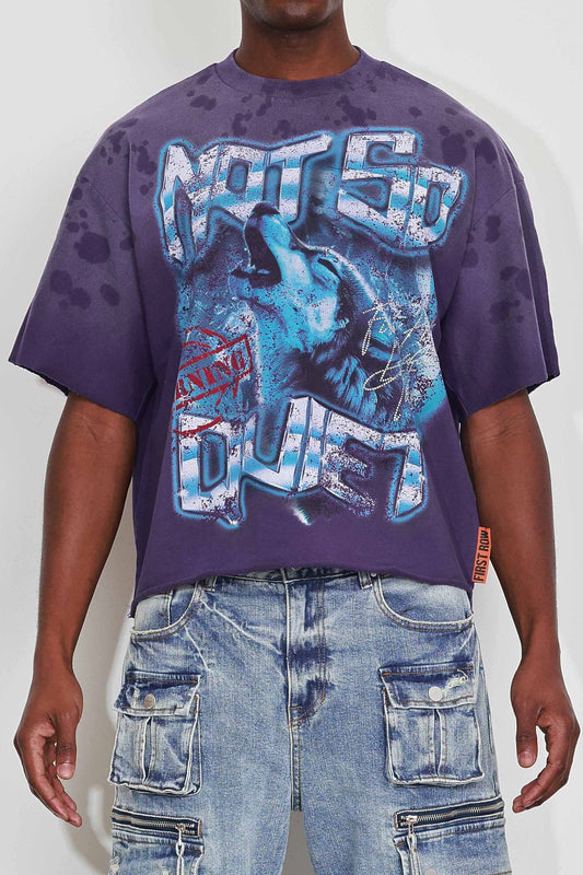 FR PURPLE WOLF TEE SLEEVE