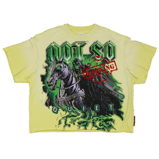 FR YELLOW HORSE CROPPED TEE