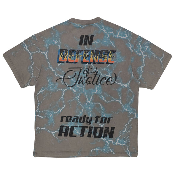 FR GREY HEAVY WASHED EAGLES TEE