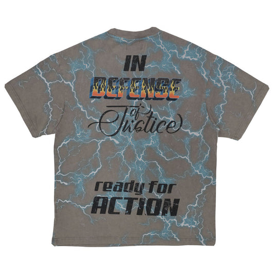 FR GREY HEAVY WASHED EAGLES TEE