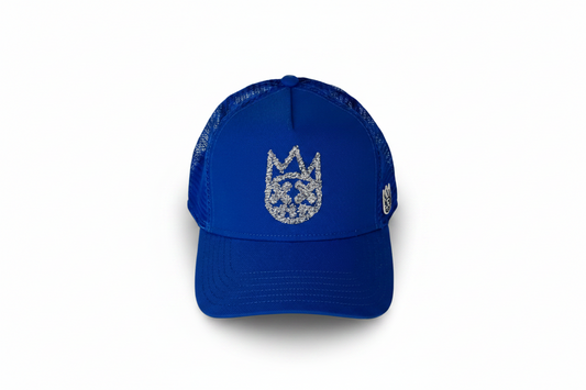 CULT CRYSTAL BLUE LOGO MESH TRUCKER