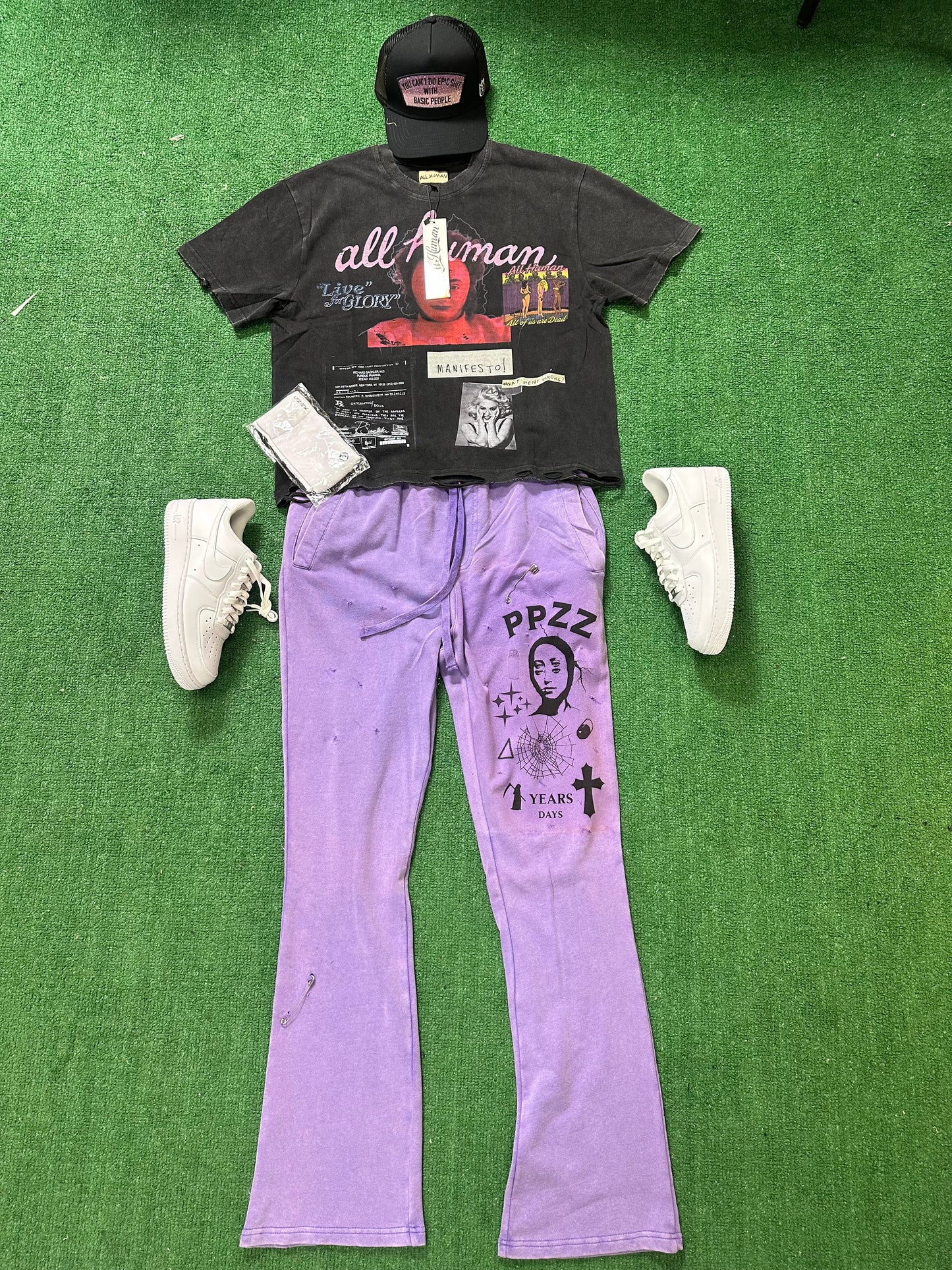 PPZZ jogger flared with print