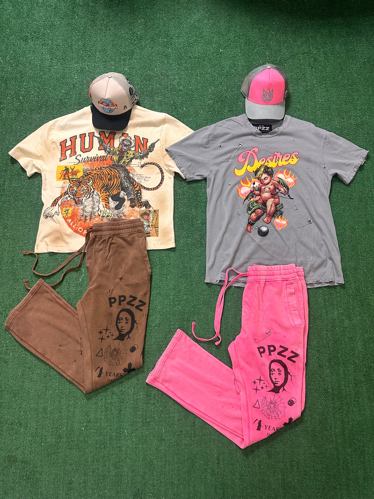 PPZZ jogger flared with print