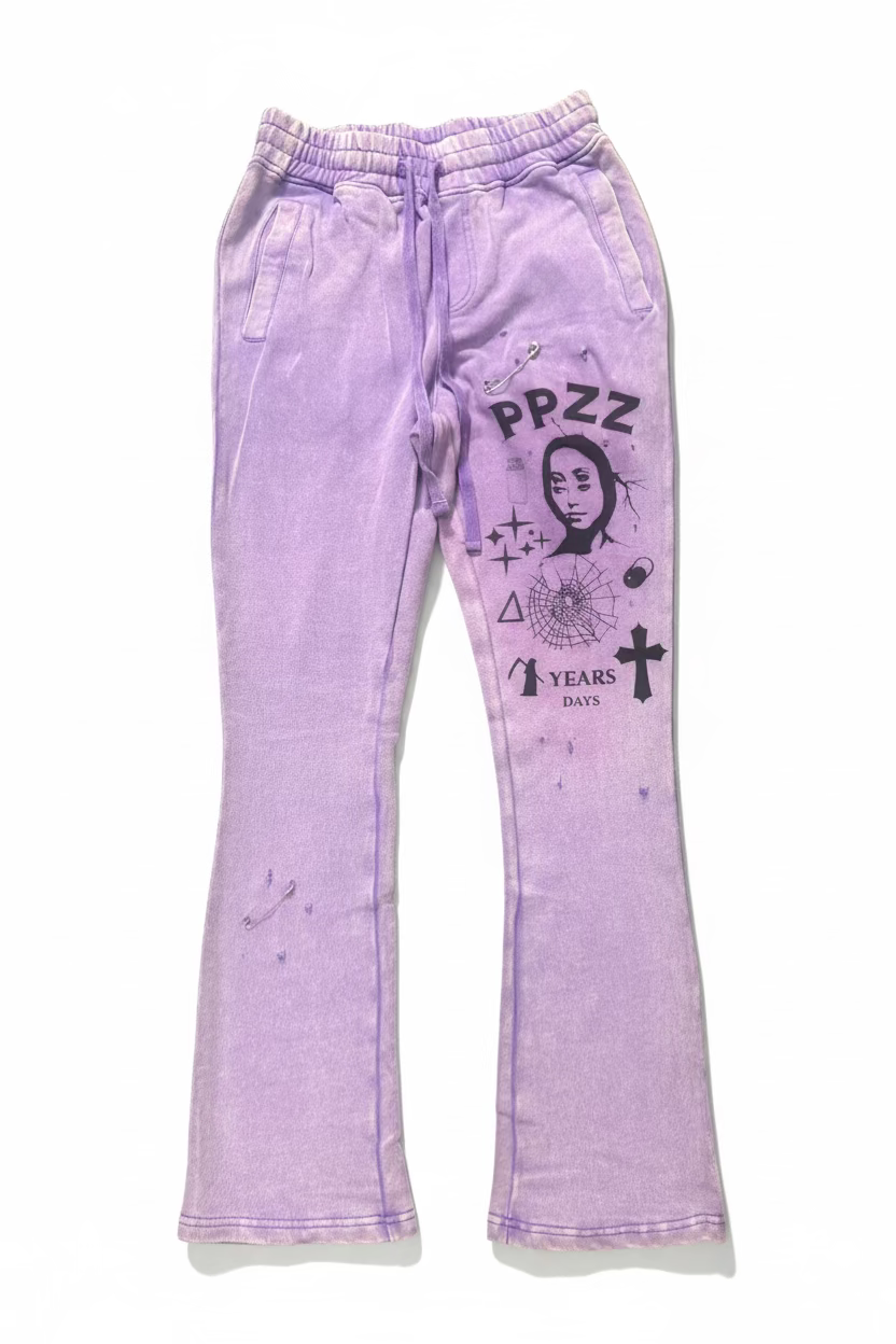 PPZZ jogger flared with print