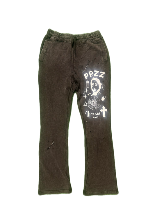PPZZ jogger flared with print