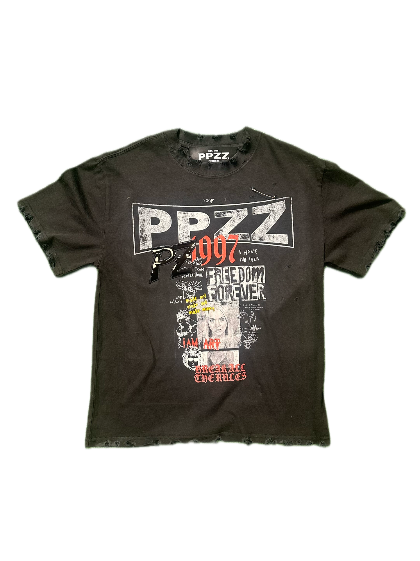 PPZZ shirt woman leather PZ Patch