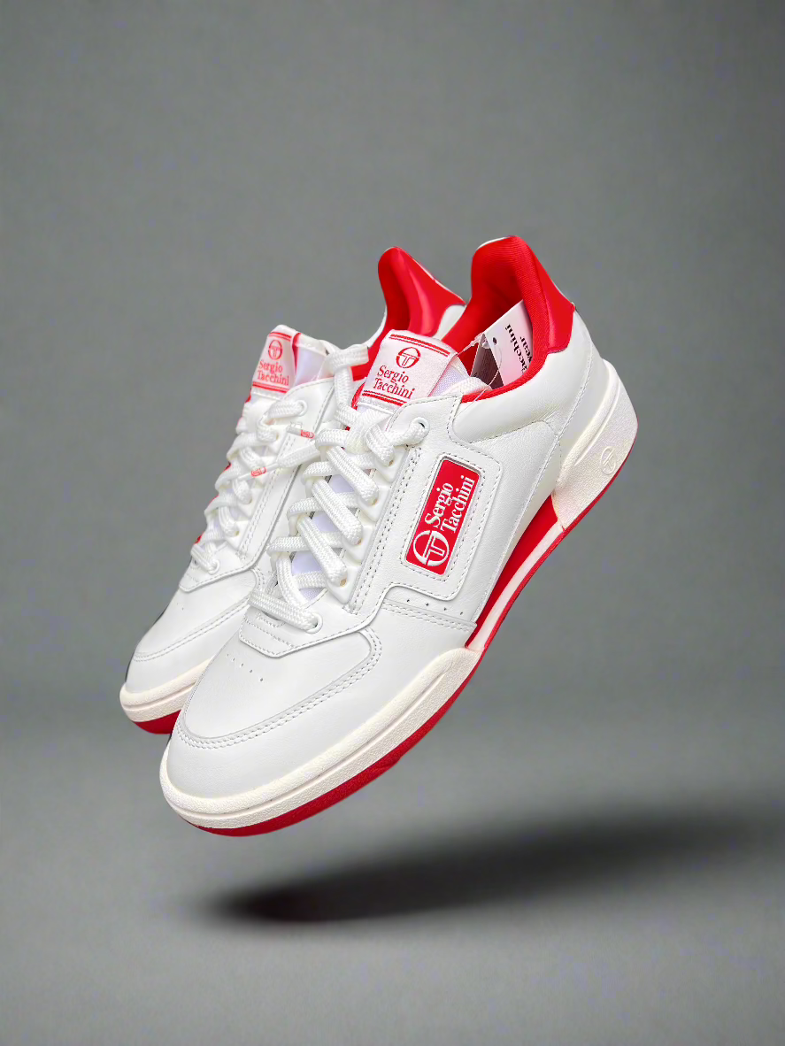 New Young Line Sneaker  "White/Red"