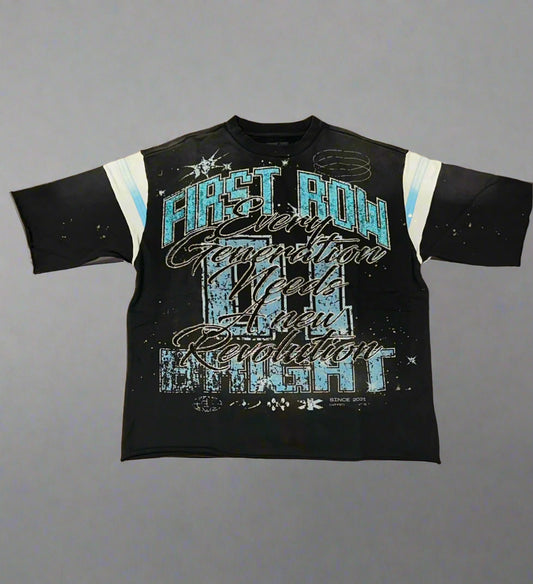 FR BLACK SHIRTS W/BLUE