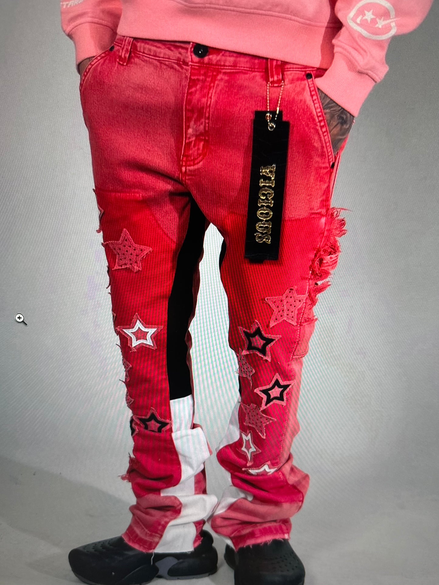 VICIOUS / RED DENIM