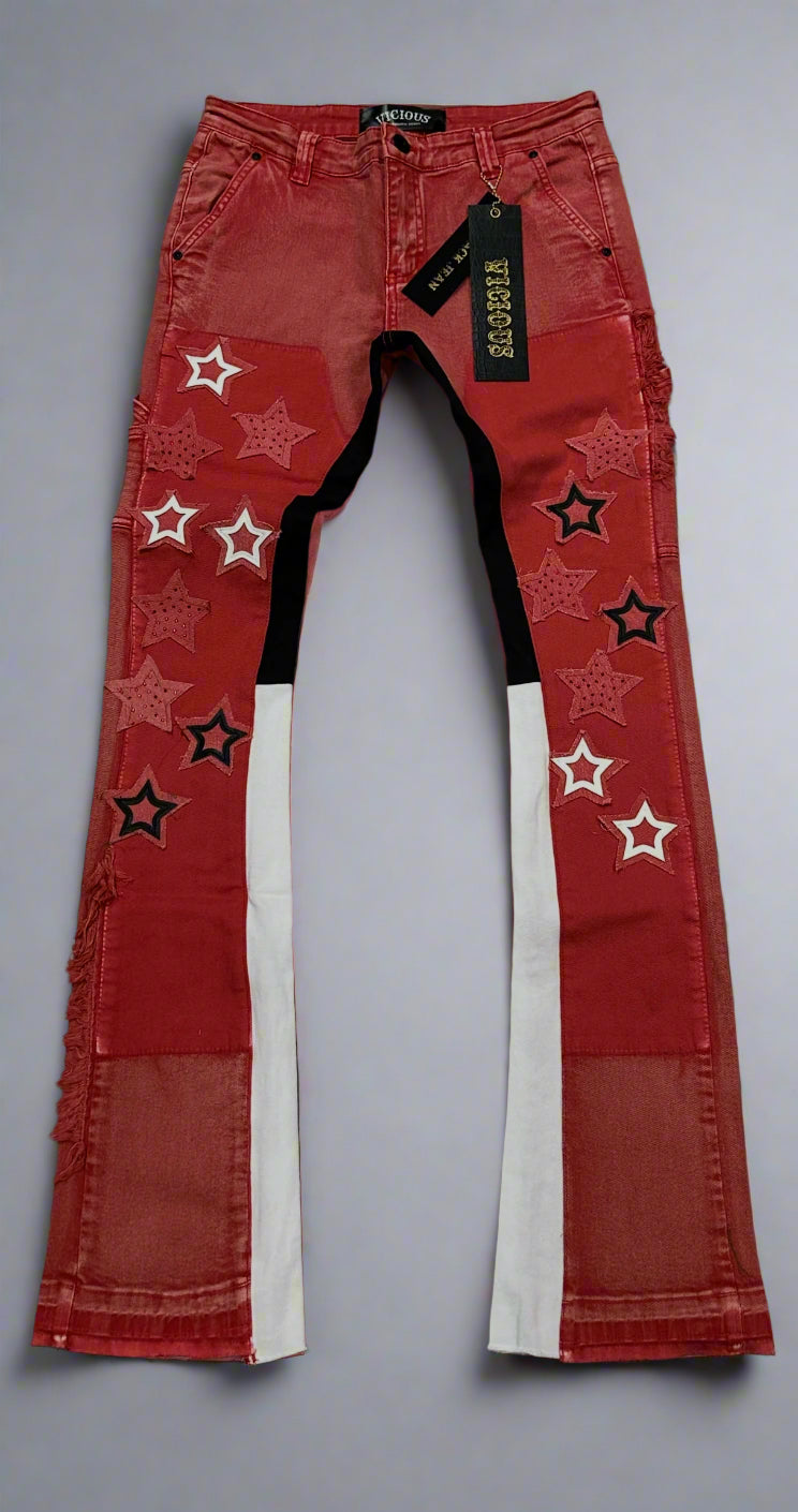 VICIOUS / RED DENIM