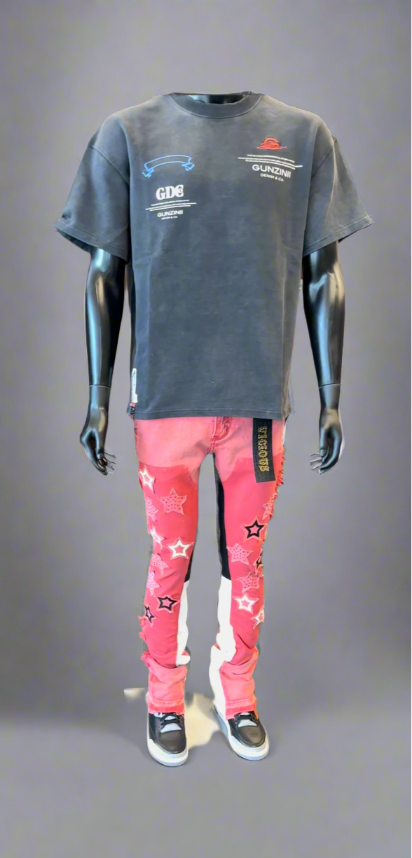 VICIOUS / RED DENIM
