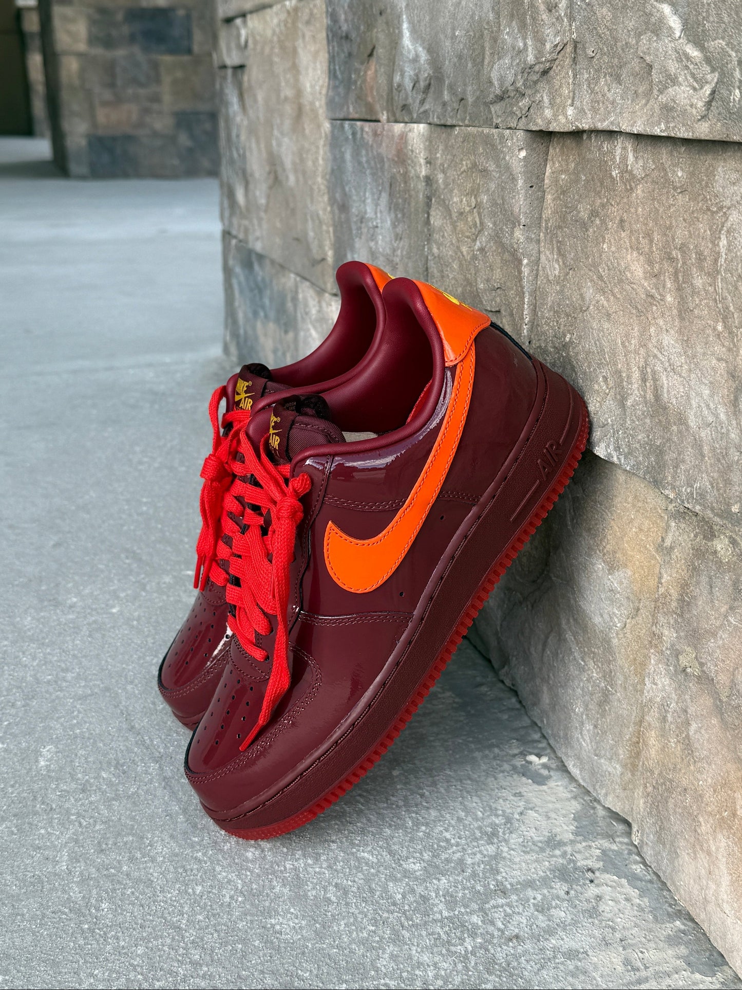 AIR FORCE 1 LOW QS DARK RED
