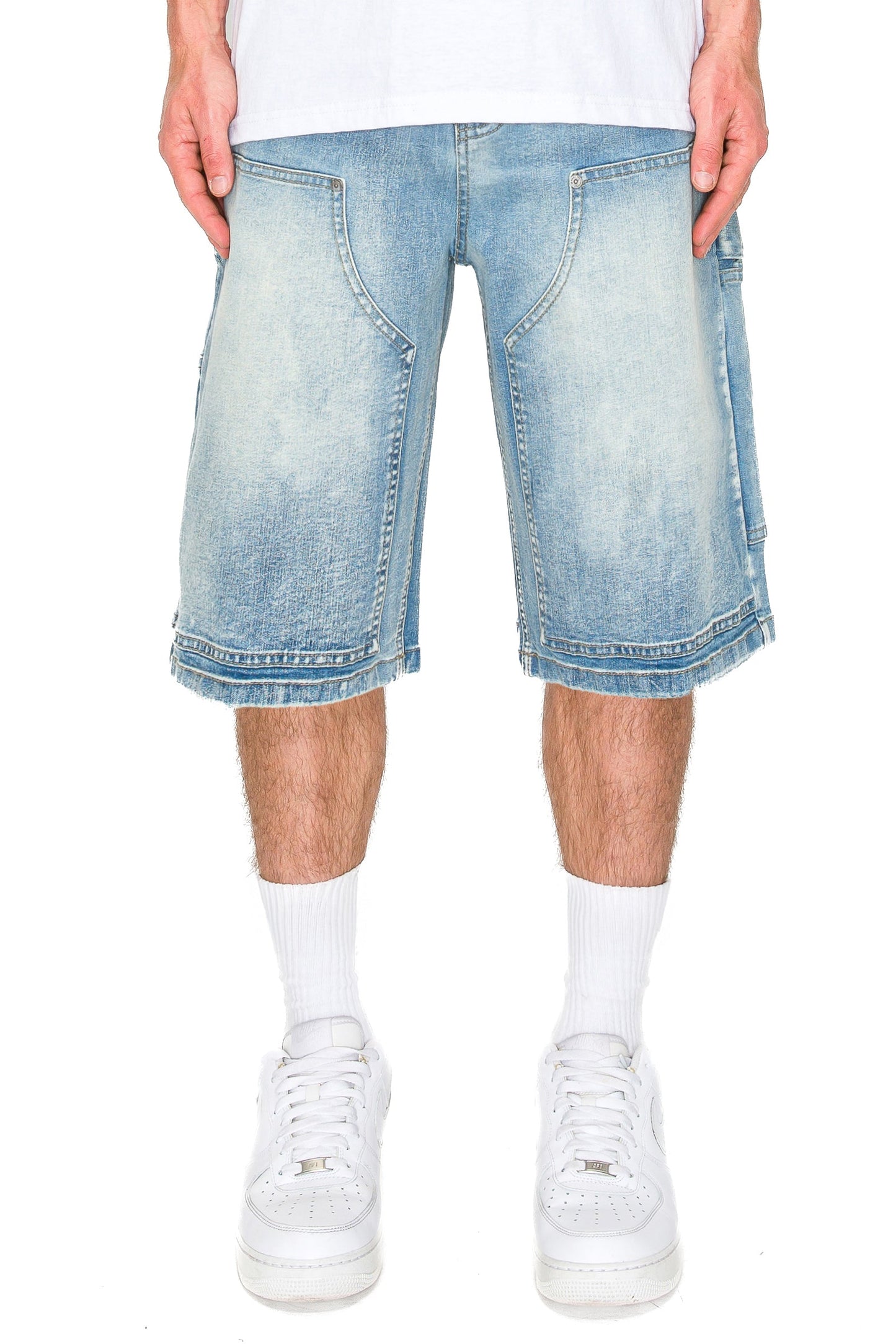 VICTORIOUS / BLUE DENIM SHORTS JEANS