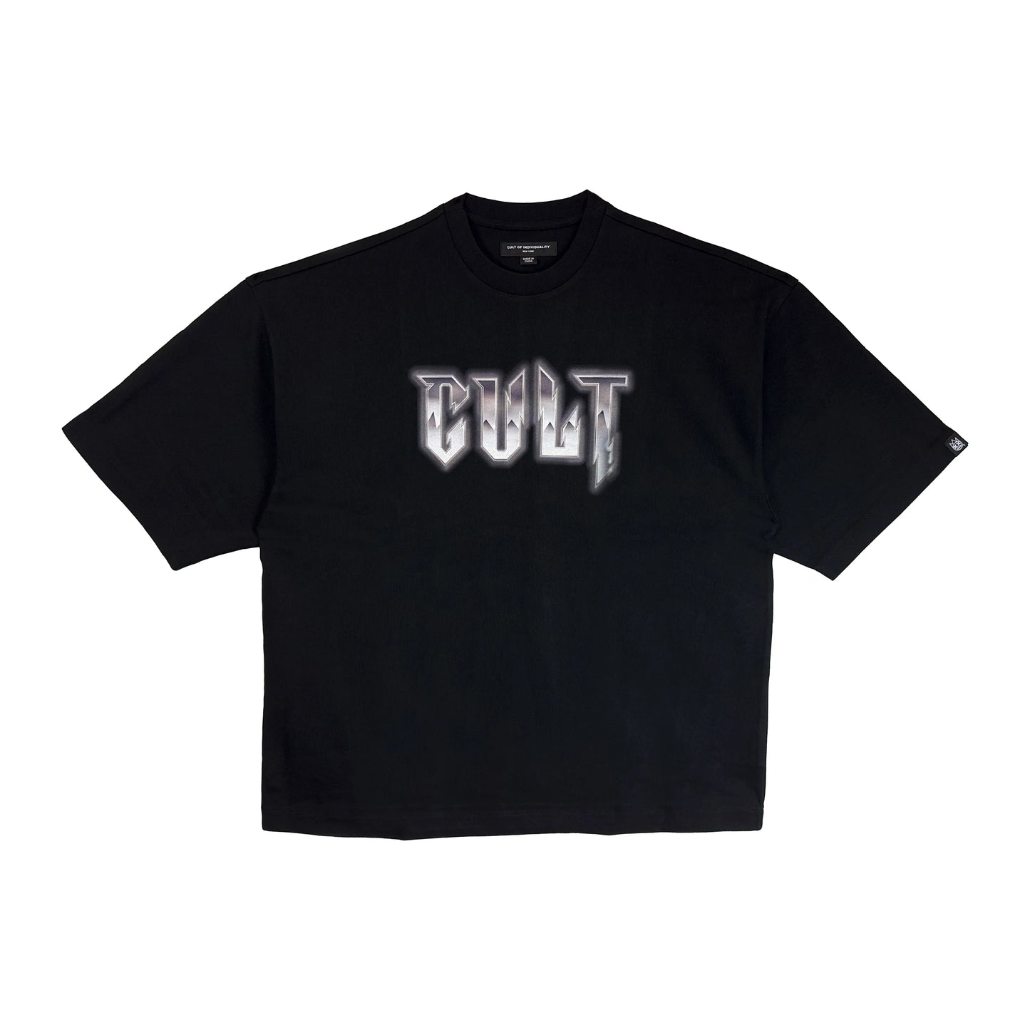 OVERSIZED HEAVY WEIGHT CREW NECK "INSTRUMENTS" TEE