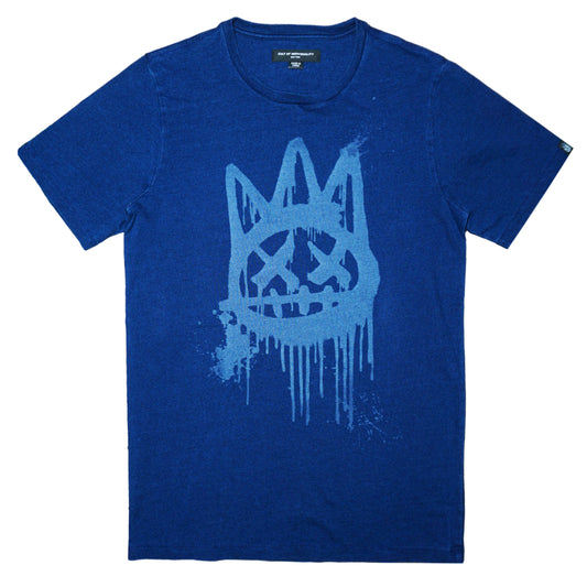 Cult Spray Logo Tee (Indigo) /D10