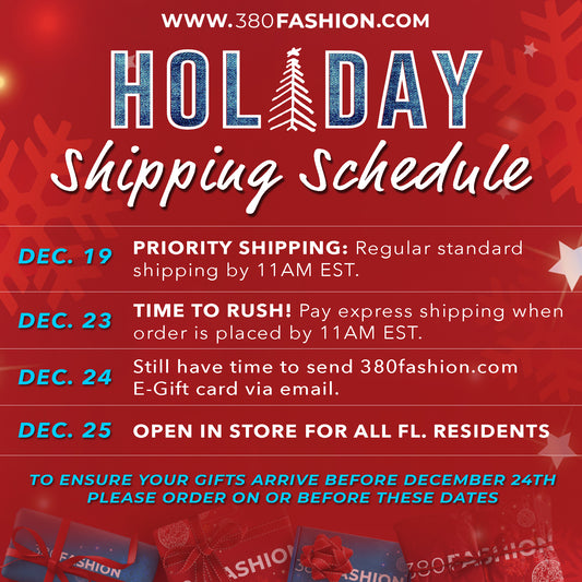 Shipping Deadlines