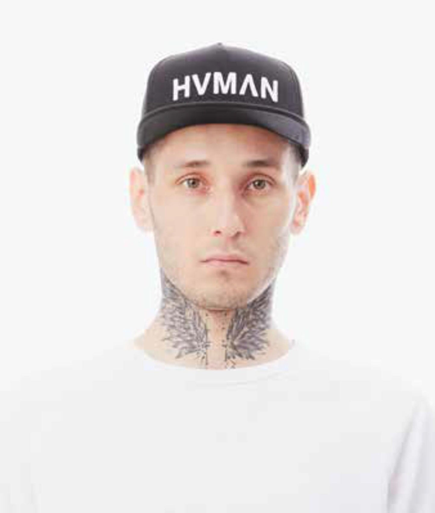 HVMAN Mesh Trucker Cap (Blk/Wte)