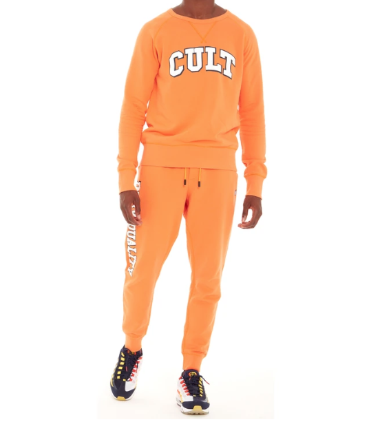 Crewneck Fleece Logo Set (Orange) /D6