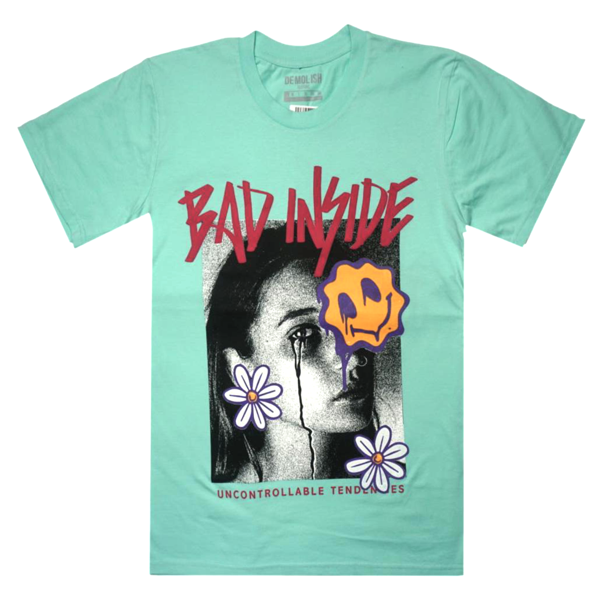 Bad Inside Tee (Aqua/Multi) /D5