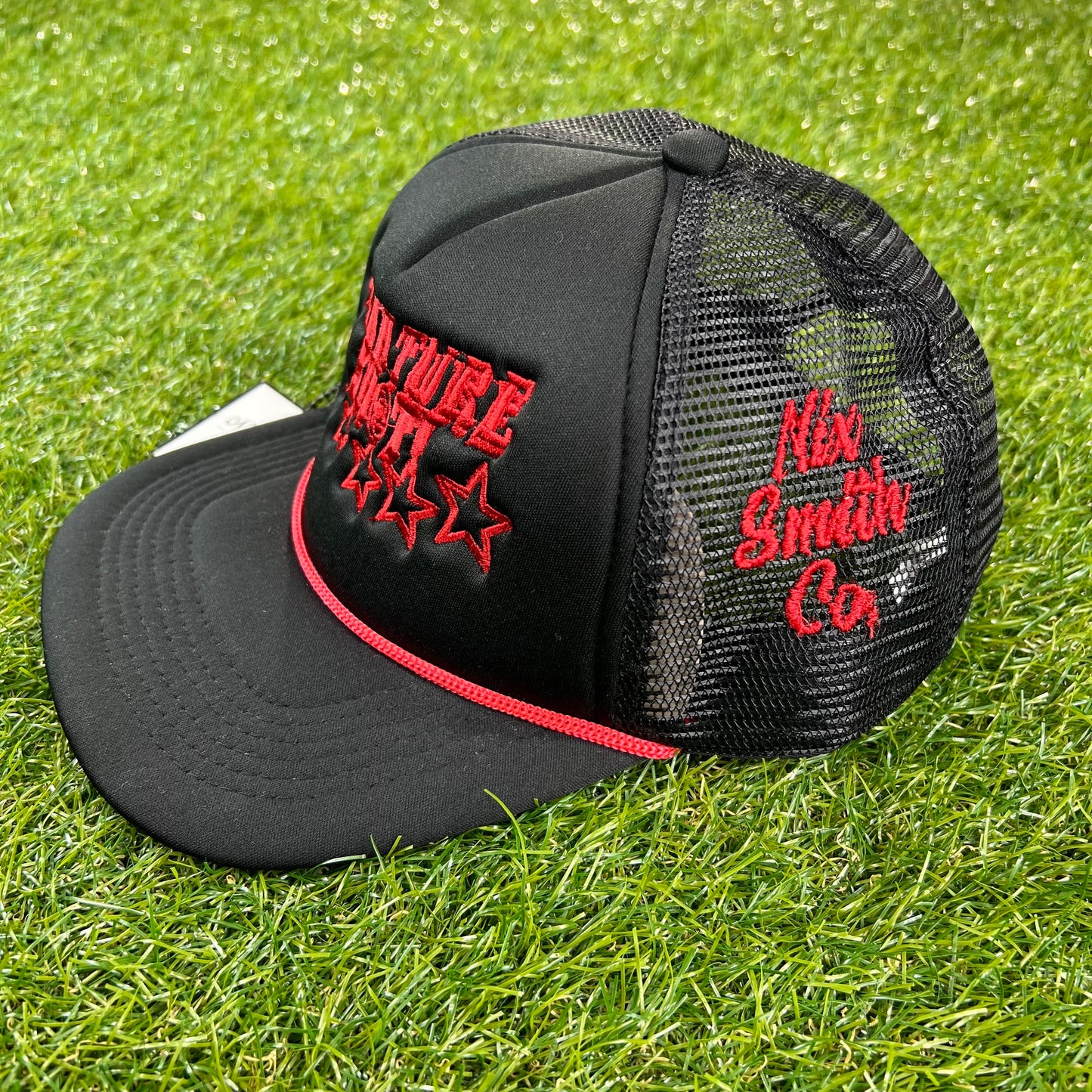 Signature Shot Trucker Hat (Blk/Red/Red)