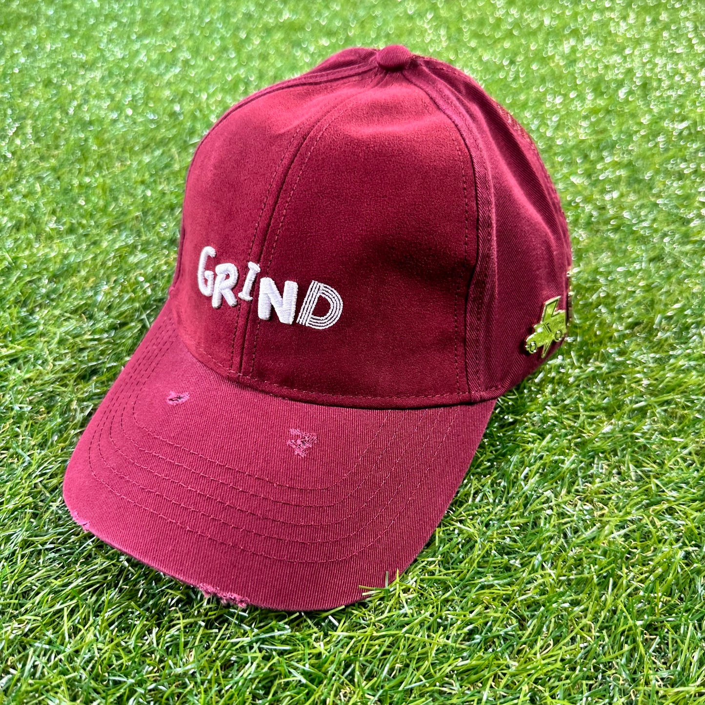 Grind Truck Dad Hat (Maroon)