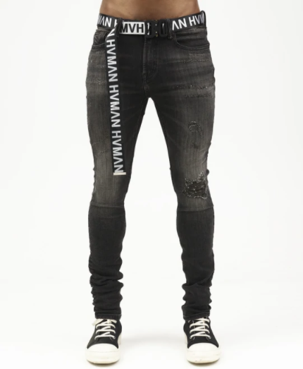 HUMAN Strat Skinny Jeans (Shale) /C1