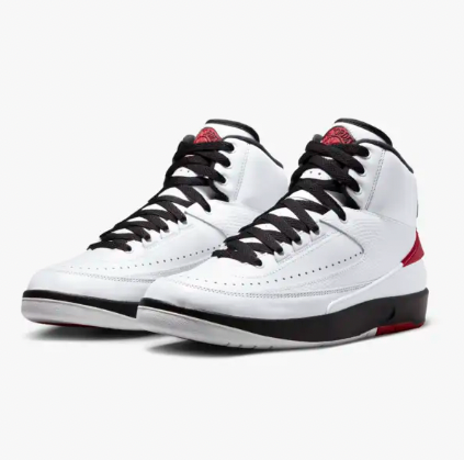 Men, Boys, Teens, Gifts, Wmns, Girls, Urban, Style, Fashion, Men's Shoes, Sneakers, Running Shoes, Basketball Shoes, WMNS Air Jordan 2 Chicago, Jumpman, Michael Jordan, Women's Shoes, Shoes For Teens, Chicago, White Shoes, Black Shoes, Red Shoes, White, Red, Black, Chicago Bulls, High Top Sneakers